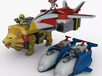 Liveman LiveRobo Low-poly 3D model