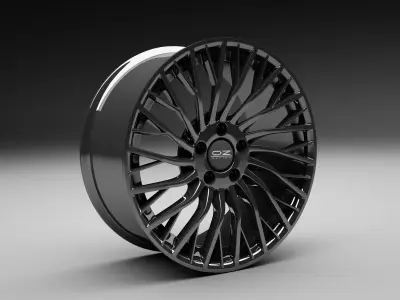 OZ Concept Sportscar Wheel Free 3D model