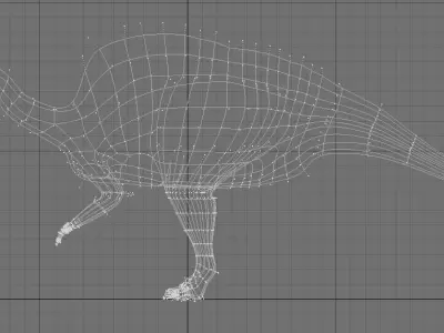 Ouranosaurus Dinosaur 3D model