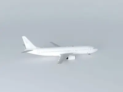 Boeing 737-400 Template Free 3D model