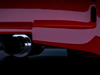 HKS Hi-Power --- END PART ONLY Free 3D model