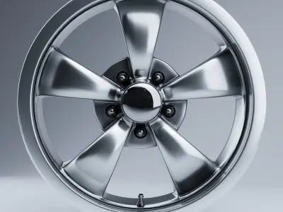 BG Rod Works Wheels Low-poly 3D model