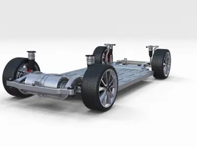 Tesla Model 3 Chassis 3D model