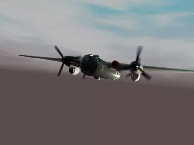 ME 1075 America Bomber 3D model