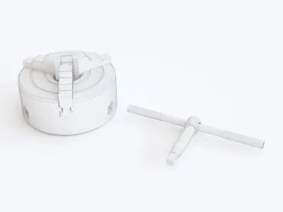 Lathe chuck 3D model
