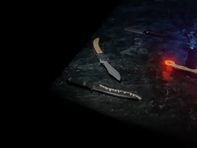 I made all the knives in cs go Low-poly 3D model