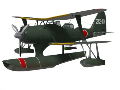 Mitsubishi F1M Pete 3D model