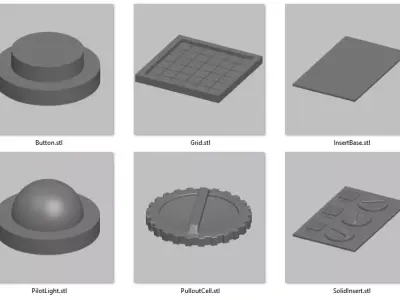 Luthen Rael Fuel Cell Container STL 3D print model