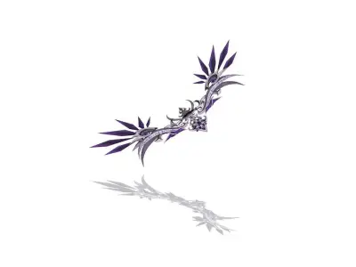 Legendary Bow Low-poly 3D model