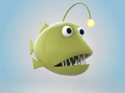 Anglerfish 3D model