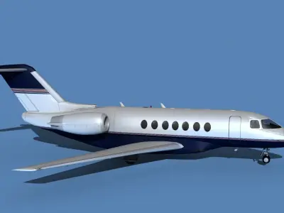 Hawker Siddley 4000 V01 3D model