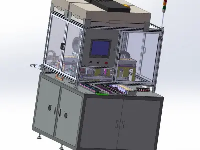 Automatic assembling of touch screen 3D model