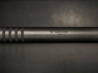 Elite Iron Alpha 50 cal Suppressor Low-poly 3D model