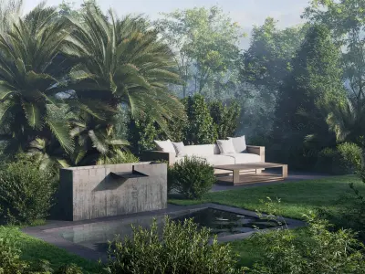 Shrub Collection - Include GrowFX and Mesh file1 3D model