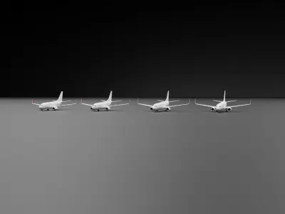 Boeing 737-600  737-700  737-800  737-900 Next Generation Pack 3D model