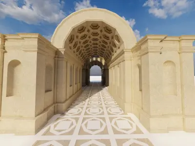 Parthenon-Historical Greek Temple 3D model