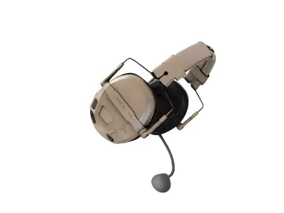 Tactical Headset 3D model
