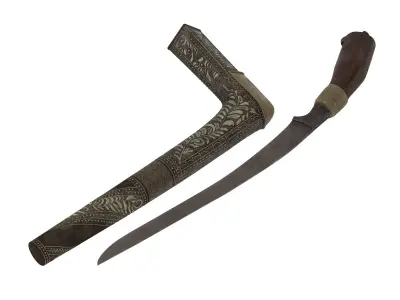 Sewar Dagger  Low-poly 3D model