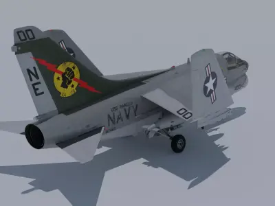 A7 CORSAIR II 3D model