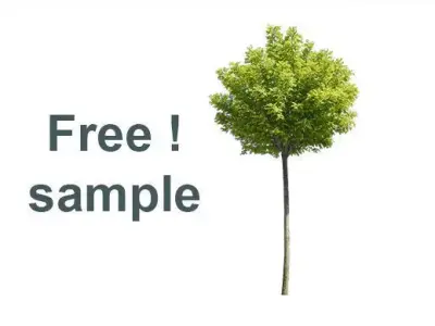 Free sample from my 25 Cutout Trees Collection Texture