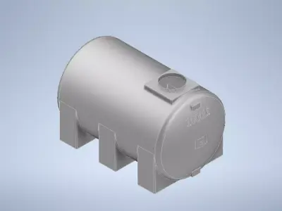Water tank 1000Lt 3D model