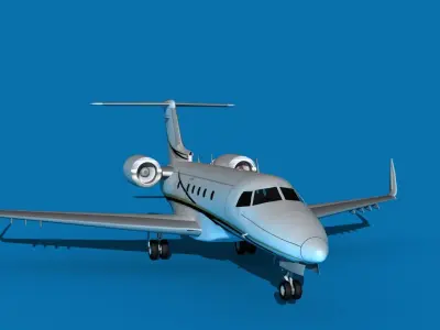 Embraer Praetor 500 V06 3D model