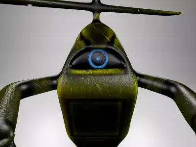Robot sci fi 3D model