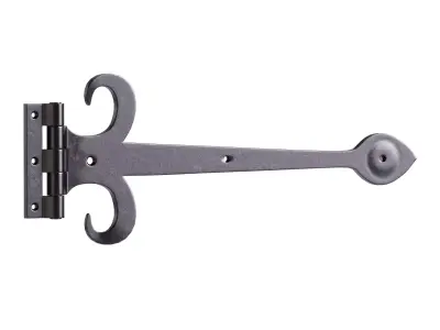 Heavy Duty Strap Hinge for Gates and Doors 3D model