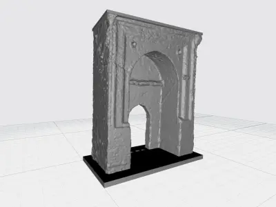 Historical Gate- Building Structure- 3d printer 3D print model