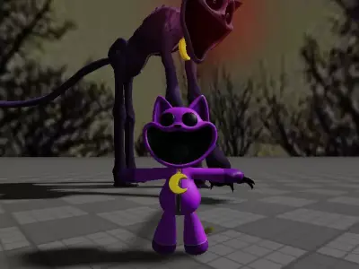 Clean CatNap Plushie Free 3D model