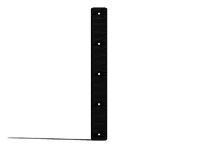 Trilho Picatinny 17 Keymod Rail 3D model