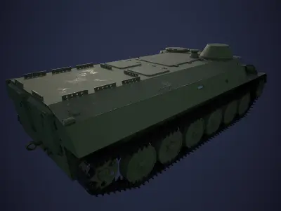 MT-LB High poly 3D model