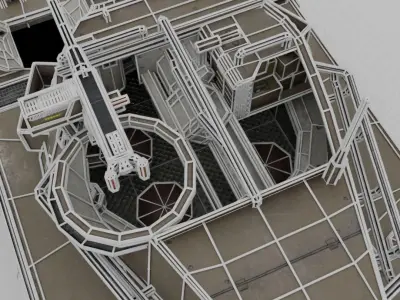 M18 Black Cat Tank Destroyer Low-poly 3D model