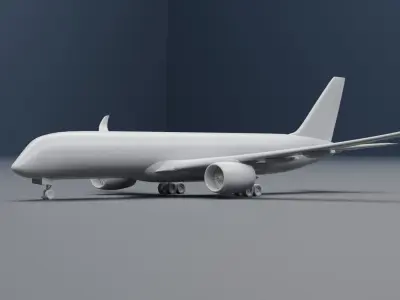 Airbus A350-900 XWB Finnair 3D model