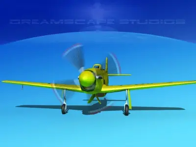 P-51 Mustang Sport Bob Hoover 3D model