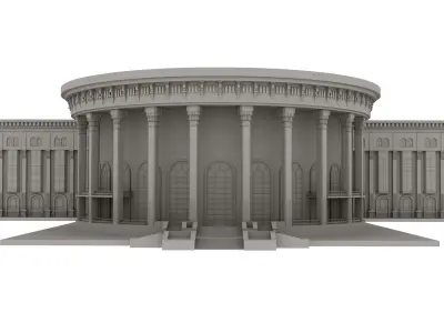 Uzbekistan Davlat Konservatoriyasi 3D model