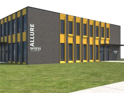 Commercial-035 Office Building 3D model