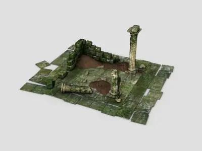 Ancient ruins 3D model