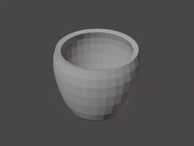 Cubic Glass or Pot Free 3D print model
