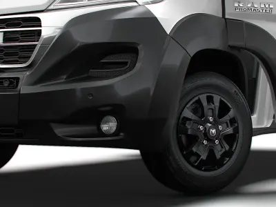 RAM Promaster Van L2H2 HQ Interior 2023 3D model