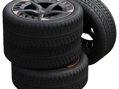 Cupra wheels 3D model