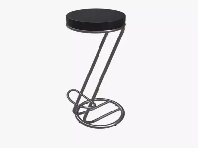 Barstool PBR Free 3D model
