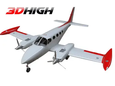 Cessna airplane 3D model