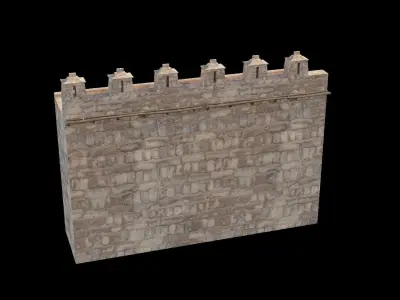 Medieval Castle Build Pack Low-poly 3D model