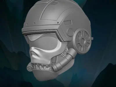 Headhunter Stormtrooper GI Joe Fan Art 3D For Action Figures 3D print model