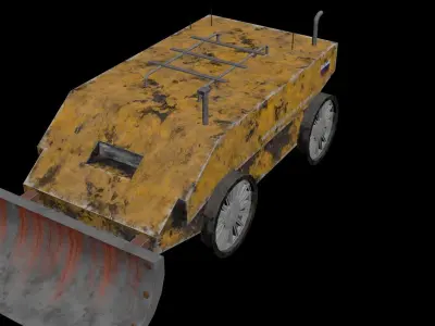 off-road vehicle Low-poly 3D model