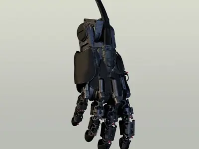 hand mechanical 01 3D model