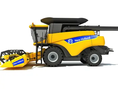 New Holland Combine 3D model