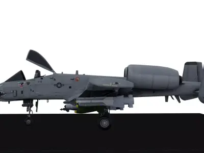  Fairchild Republic A-10 THUNDERBOLT II 3D model