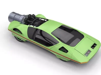 Ferrari Jet concept car 3D model